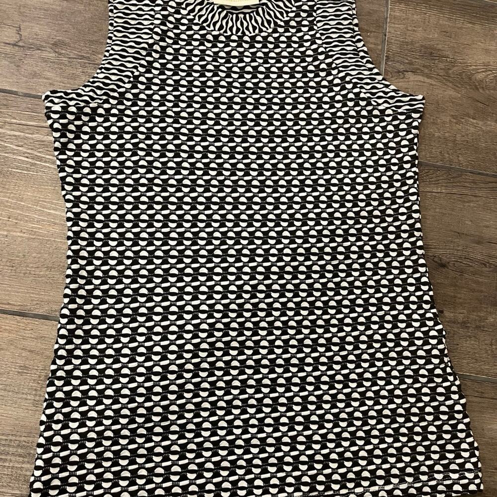 Maeve by Anthropologie‎ Black & White Geometric Top XS